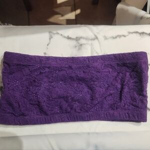 Purple Lace Bandeau - Medium